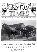 Front cover of Issue 21 - Lenton Times